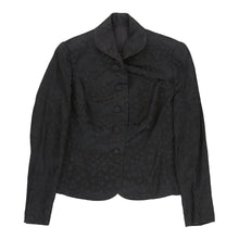  Frik Schulze Blazer - Medium Black Polyester Blend - Thrifted.com