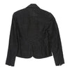 Frik Schulze Blazer - Medium Black Polyester Blend - Thrifted.com