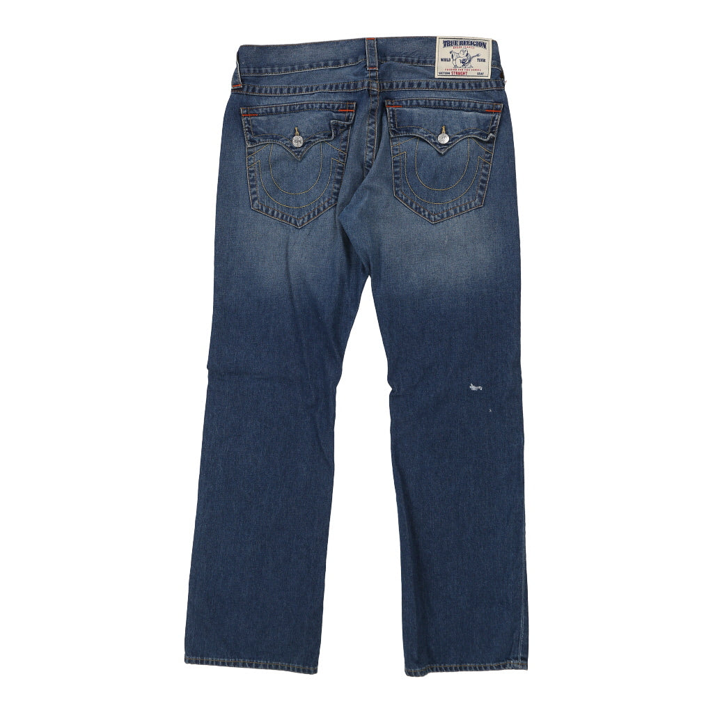 True Religion Jeans - 38W 34L Dark Wash Cotton – Thrifted.com