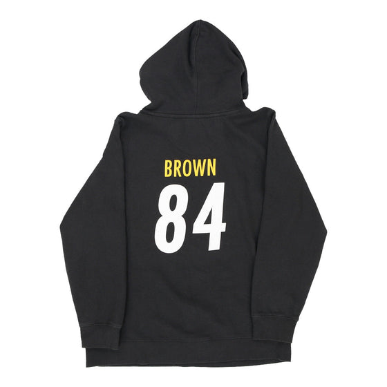 Pittsburgh Steelers Nfl NFL Hoodie - Large Black Cotton Blend