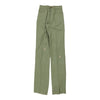 Vintage green College Trousers - mens 25" waist