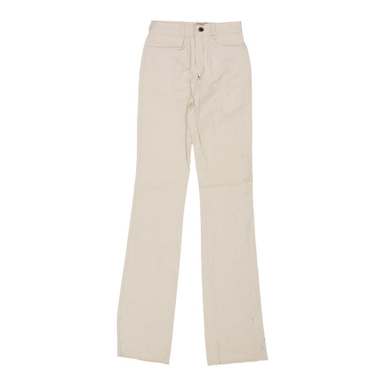 Vintage cream Blu Daniel Trousers - womens 26" waist