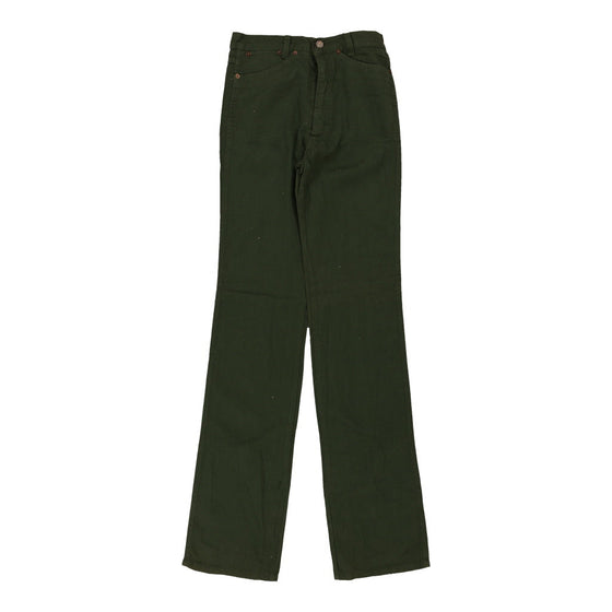 Vintage green Shaft Trousers - womens 26" waist