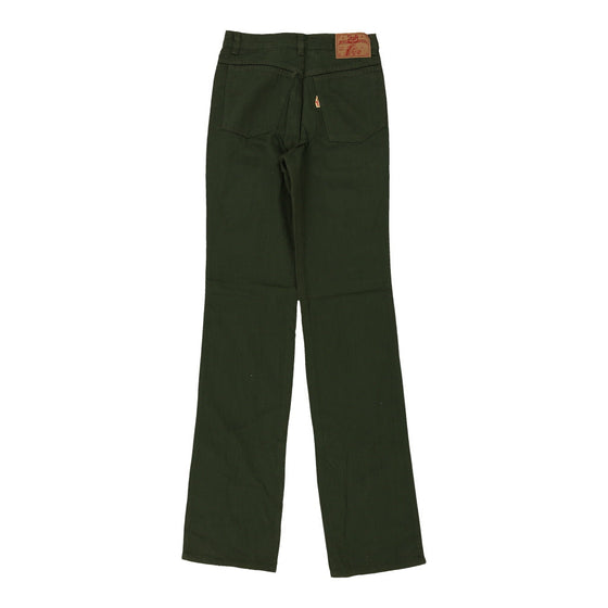 Vintage green Shaft Trousers - womens 26" waist