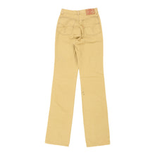  Vintage yellow Shaft Trousers - womens 26" waist