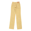 Vintage yellow Shaft Trousers - womens 26" waist