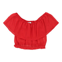  Calliope Bardot Top - Medium Red Polyester bardot top Calliope   