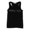 Patrizia Pepe Spellout Vest - Small Black Cotton vest Patrizia Pepe   