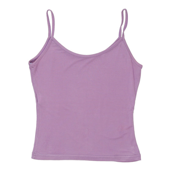 Unbranded Strap Top - Large Purple Acetate strap top Unbranded   