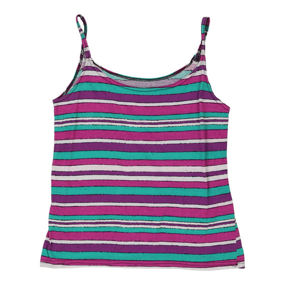 Unbranded Strap Top - Large Purple Cotton strap top Unbranded   