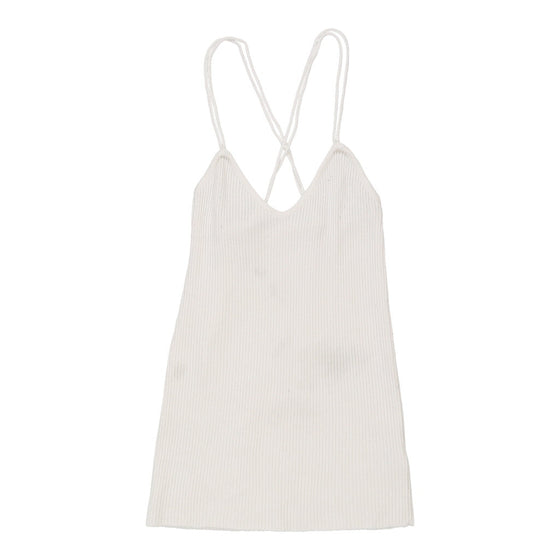 Unbranded Strap Top - Small White Cotton strap top Unbranded   