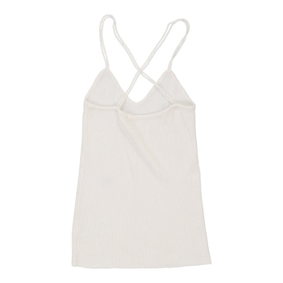 Unbranded Strap Top - Small White Cotton strap top Unbranded   