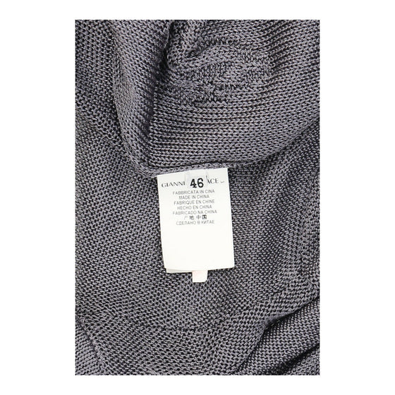 Versace Cardigan - Medium Grey Cotton