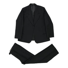 Vintage black Valentino Full Suit - mens large