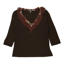  Vintage brown Dolce & Gabbana Long Sleeve Top - womens large