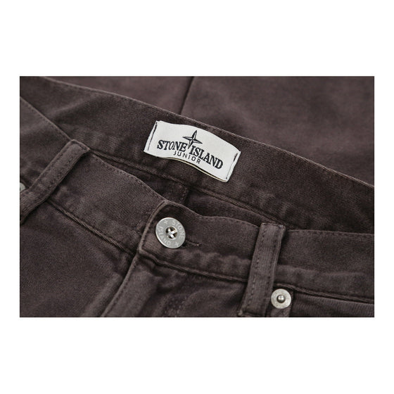 Age 10 Autumn / Winter 2012 Stone Island Trousers - 26W 27L Brown Cotton