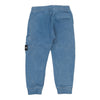 Age 4 Stone Island Joggers - Small Blue Cotton Blend