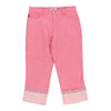 Age 14-16 Moschino Jeans Trousers - 28W 19L Pink Cotton