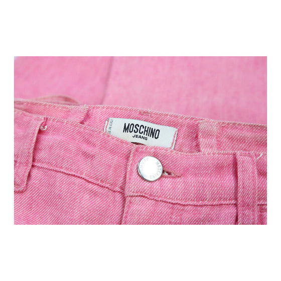 Age 14-16 Moschino Jeans Trousers - 28W 19L Pink Cotton