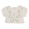 Age 8 Kenzo Crochet Top - Small White Cotton