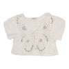 Age 8 Kenzo Crochet Top - Small White Cotton