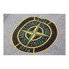 Age 12 Stone Island Spellout Long Sleeve T-Shirt - Medium Grey Cotton