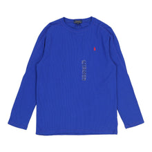  Age 13-14 Ralph Lauren Long Sleeve T-Shirt - XL Blue Cotton