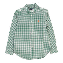  Age 8-9 Ralph Lauren Checked Shirt - Medium Green Cotton