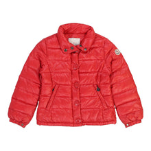  Age 8 Moncler Puffer - Small Red Polyester