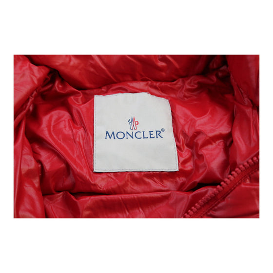 Age 8 Moncler Puffer - Small Red Polyester