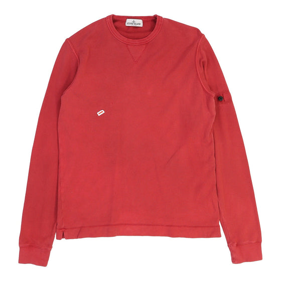 Age 14 Stone Island Sweatshirt - Large Red Cotton