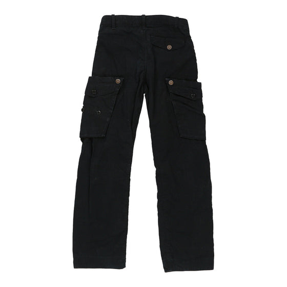 Age 8 Stone Island Cargo Trousers - 24W 24L Black Cotton