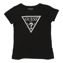  Age 12 Guess T-Shirt - Small Black Cotton