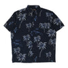 Vintage navy Point Zero Hawaiian Shirt - mens large