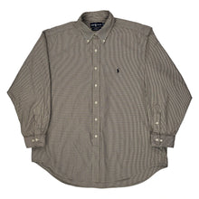  Ralph Lauren Checked Shirt - 2XL Brown Cotton