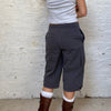 Vintage grey Ocean Casual Cargo Shorts - womens 30" waist