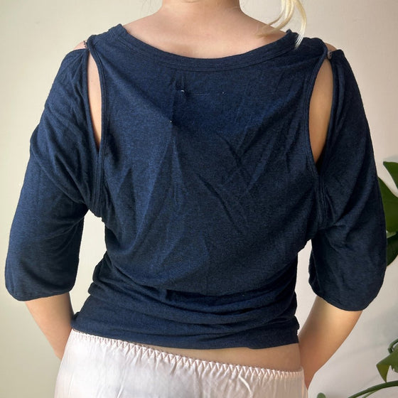 Vintage blue MM6 Maison Margiela Top - womens small