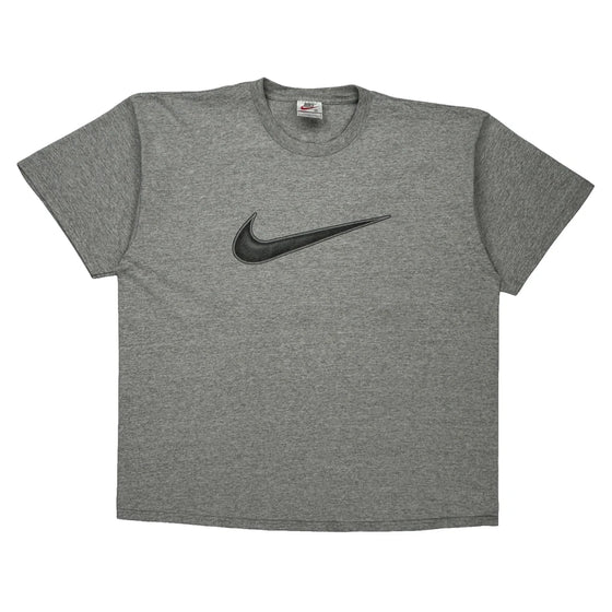 Made In Usa Nike Graphic T-Shirt - XL Grey Cotton