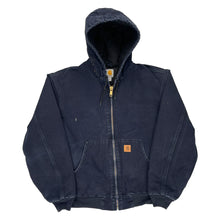  Carhartt Jacket - Large Navy Cotton Blend