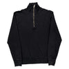 Burberry Brit 1/4 Zip - Medium Black Cotton