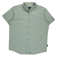  Patagonia Short Sleeve Shirt - Large Green Cotton Blend