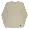 Carhartt Long Sleeve T-Shirt - Large Cream Cotton