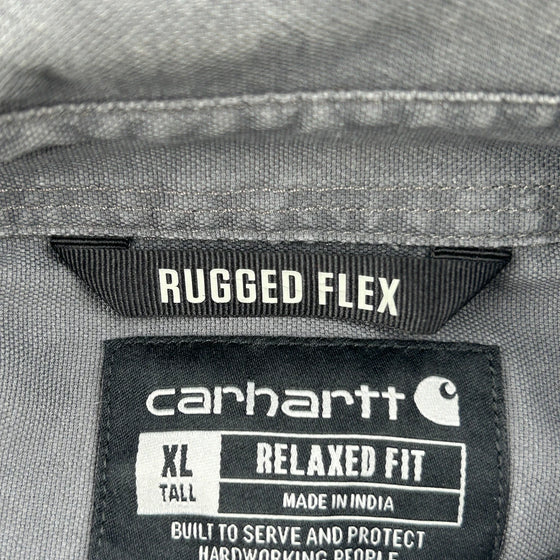 Carhartt Tall Shirt - XL Grey Cotton