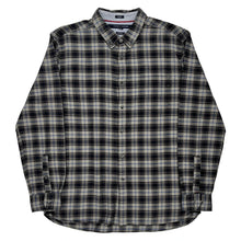  Tommy Hilfiger Checked Shirt - XL Grey Cotton