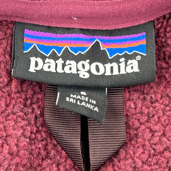 Patagonia Fleece - Medium Burgundy Polyester