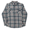 Wrangler Checked Shirt - Large Grey Cotton