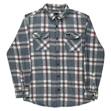  Wrangler Checked Shirt - Large Grey Cotton