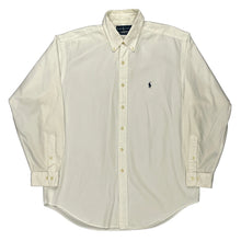  Ralph Lauren Collared Shirt - Large White Cotton