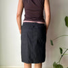 Vintage black Unbranded Midi Skirt - womens 31" waist