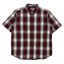  Carhartt Checked Short Sleeve Shirt - XL Red Cotton